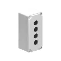 LOVATO - CAJA METALICA ESTACION DE MANDO 4 ELEMENTOS GRIS