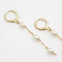 ENIGMA - Aretes Cadencia Dorado Para Mujer