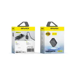 AWEI - Cargador rapido PD-61-US Negro