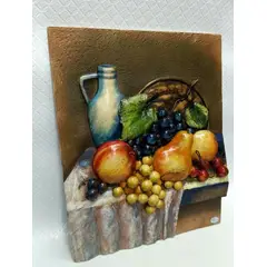 GENERICO - Cuadro Italy Dimontti Bodegon En 3d Relieve En Marmolina