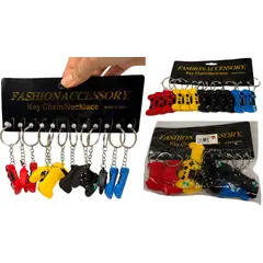 MAZUGI - Llavero Con Forma De Gamepad Ps4 Modelo Mando Control X12und