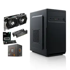 AMD - Pc Torre Gamer Cpu Ryzen 5 8500g 16gb 512 Ssd Rtx 4070 12gb Gama alta