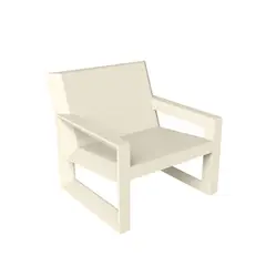 VONDOM - POLTRONAS FRAME ECRU EN RESINA DE POLIETILENO