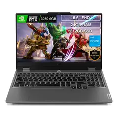 LENOVO - Portátil Gaming 15IAX9 Ci5-12450HX RTX 3050 RAM 24GB 512GB SSD 16" Pulgadas