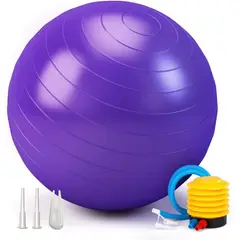LOOK - BALON YOGA PILATES CON INFLADOR 75 CM