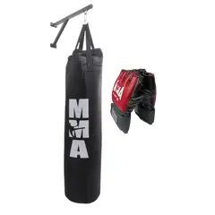 SIONFIT - GUANTES MMA + SACO 120CM+SOPORTE