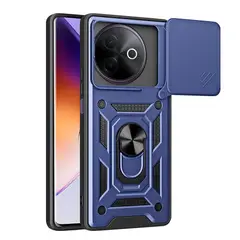 GENERICO - Funda Estuche Case Slider Compatible Con Vivo Y39 5G Azul