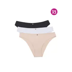 LILI PINK - Paquete x3 panty elástico en algodón