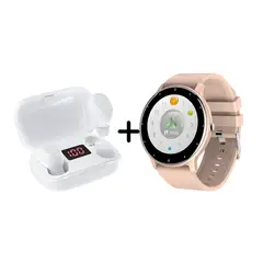 NEXT - Combo Reloj Inteligente ZL02 2025 + Audífonos Inalámbricos L21 Pro Android + iOS