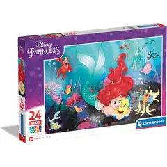 CLEMENTONI - Rompecabezas 24 Piezas La Sirenita De Disney Para Niños