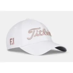 TITLEIST - Gorra Golf Tour Performance Blanco Rosado 2025