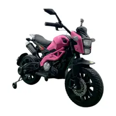 BEBESUNITA - Moto Electrica Montable Niños Llanta Apoyo Acelerad Manubrio 8 años