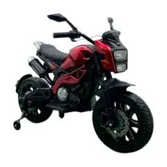 BEBESUNITA - Moto Electrica Montable Niños Llanta Apoyo Acelerad Manubrio 8 años