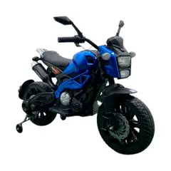 BEBESUNITA - Moto Electrica Montable Niños Llanta Apoyo Acelerad Manubrio 8 años