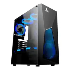 ICEBERG - Chasis Caja Turbo Z8 + 5 Ventiladores 120mm Azul