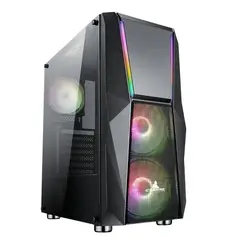 ICEBERG - Caja Chasis Turbo Z10 / EATX / 5 Ventiladores + 2 Tiras ARGB