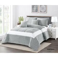 GENERICO - Sobrecama Cisne Blanco Cama Queen 160