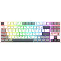 REDRAGON - Teclado Gamer Kumara K552WGL - R Switches Rojos Rainbow USD