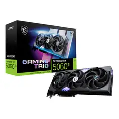 MSI - TARJETA DE VIDEO GeForce RTX 5060 Ti 8G GAMING TRIO OC