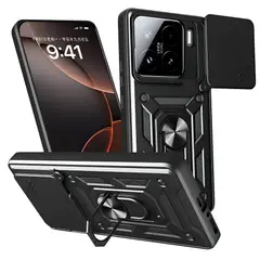 GENERICO - Funda Estuche Case Slider Compatible Con Xiaomi 15 5G Negro