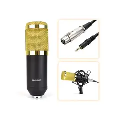 GENERICO - Microfono Condensador Profesional Bm-800 Studio + Accesorios
