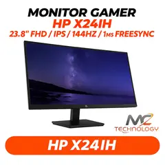 HEWLETT PACKARD - Monitor Gamer HP X24IH 238” FHD IPS 144Hz 1ms FreeSync Premium