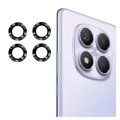 GENERICO - Protectores de Cámara Para Redmi Note 14 Pro Negro
