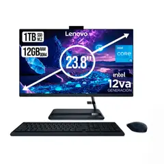 LENOVO - TODO EN UNO INTEL CORE I5-12450H SSD 1TB RAM 12GB LED 24 FHD