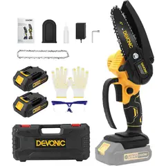 CHAMP - Mini Motosierra De Mano Recargable Inalámbrica Ultrapotente