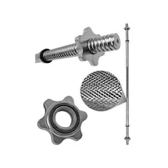SPORT FITNESS - Barra Recta Para Pesas 180 Cm/1,80M Larga Para Pecho Piernas