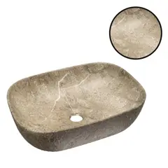 GENERICO - Lavamanos Mármol Piedra Natural Rectangular Diseño Único