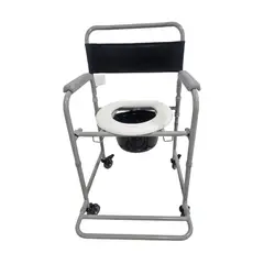 GMD - SILLA SANITARIO CON RUEDAS LOWE CAPACIDAD 80 Kg