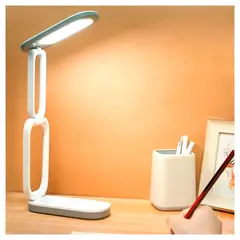 GENERICO - Lampara De Escritorio Plegable Led Recargable Rosa