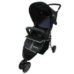 GENERICO - Coche Paseador 3 Ruedas Bebe facil Plegado + Forro De Lluvia