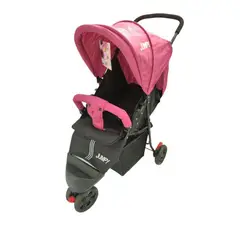 GENERICO - Coche Paseador 3 Ruedas Bebe facil Plegado + Forro De Lluvia