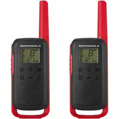 MOTOROLA - 2 Radios T210tp 22 Ch Vox Bandas De Frecuencia Gmrs/frs Negro