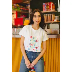 PEACE OF MIND - Baile Inolvidable Embroidered Oversized Tee