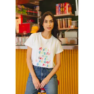 PEACE OF MIND - Baile Inolvidable Embroidered Oversized Tee