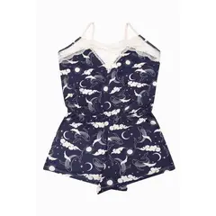 LILI PINK - Pijama tipo enterizo corto confeccionado en algodón