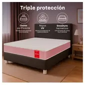 ESSENZA - Colchon Queen 1.6 m Medallon Resorte Bonell - Better Colchones