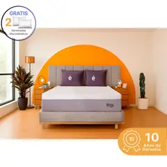 ESSENZA - Colchon Doble 1.4 m +2 Almohadas Royal Balanzze Colchones