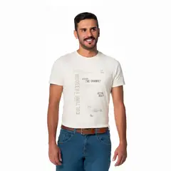 LEC LEE - Camiseta Básica Hombre Terracota
