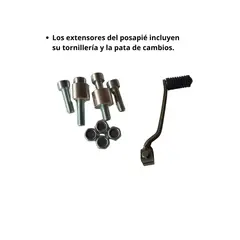 GENERICO - Extensor Posapies Piloto Ns Con Accesorios