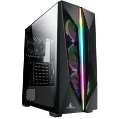 ICEBERG - Chasis Caja Flow X PLUS – 6 Ventiladores + Tira LED M-RGB