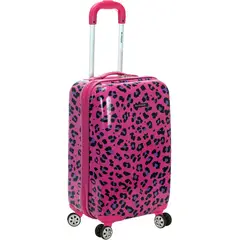 ROCKLAND - Maleta de cabina Safari con ruedas leopard 20 pulgadas