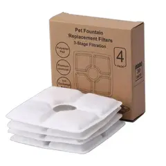 GENERICO - REPUESTO FILTRO FUENTE DE AGUA CUADRADA X 4 UN