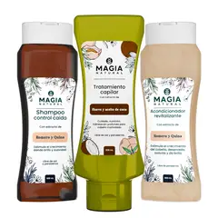 MAGIA NATURAL - Kit Capilar de Nutrición con Romero y Huevo 500ml -