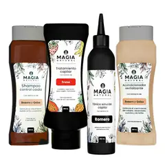 MAGIA NATURAL - Kit Hidroreparador y Crecimiento con Romero y Frutas 500ml -
