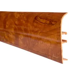 GENERICO - GUARDAESCOBA PLÁSTICO PVC CARAMELO- UAP PERFILES - 10 UNIDADES POR PACK