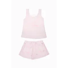 LILI PINK - Conjunto pijama elaborada en algodón